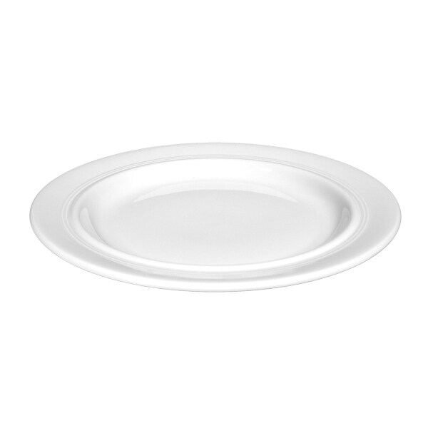 6 x Seltmann Teller flach 23 cm, Form: Vitalis,  Dekor: 34688 rote Lanzen