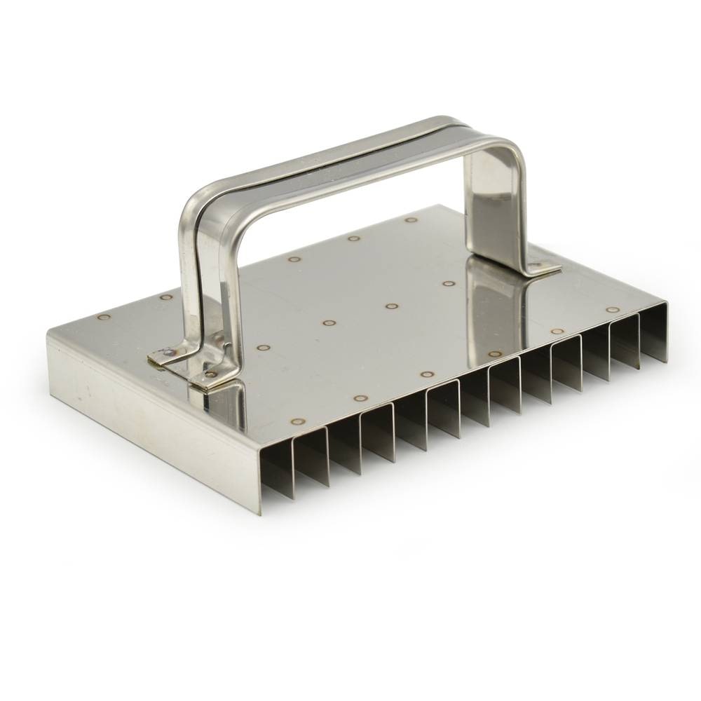 Stampo per pane Rigato (Brescianina) in acciaio inox dimensioni 10x8 cm