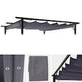 thumbnail of BERLINLODGE Ersatzbezug | BxT  370x300cm | für Dach Pergola Pavillon 3,5x3,5m | Grau