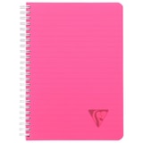 thumbnail of Clairefontaine 5x Linicolor FRESH, Notizheft mit Doppelspirale DIN A5, 90 Blatt 90g, liniert, Einband aus gerilltem Polypropylen - Sortiert 328546C