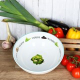 thumbnail of Salatschale Ø 26,5cm 2,5L Porzellan-Servierschale mit Dekor Obstschale