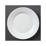 thumbnail of Olympia Whiteware Teller mit breitem Rand 23cm