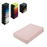 thumbnail of Doppelpack Jersey Spannbettlaken 60 x 120 - 70 x 140 cm Rosa