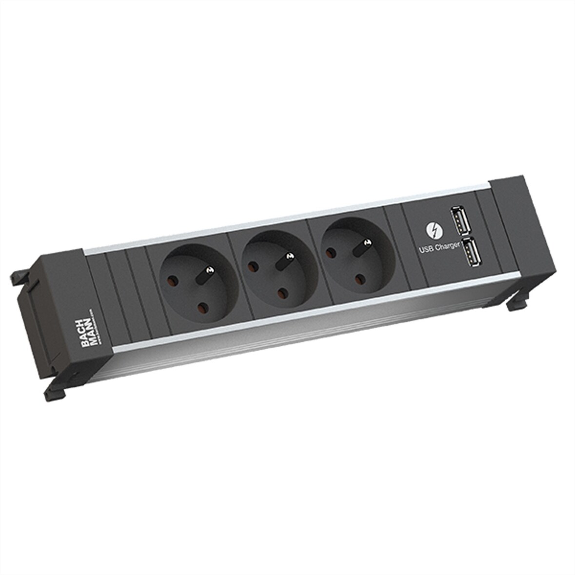 BACHMANN POWER FRAME 3xUTE 1xUSB Charger Strom 0,2m GST18