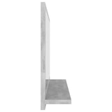 thumbnail of vidaXL Badspiegel Betongrau 60x10,5x37 cm Holzwerkstoff
