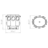 thumbnail of Kaiser Decken-Verbindungsdose 1265-12
