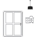 thumbnail of magnetoplan Schaukasten SP, 12 x DIN A4, Innenbereich