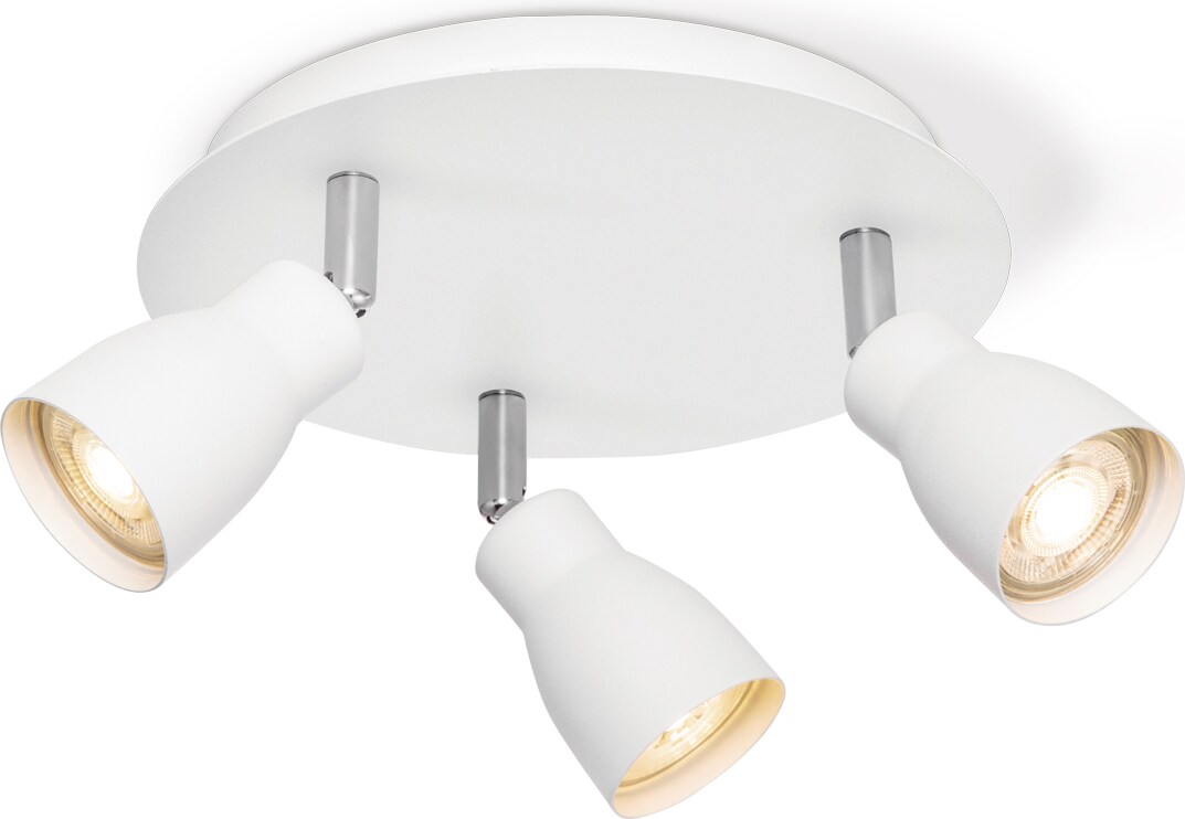 Deckenleuchte Rondell ALBA weiß 3fach inkl. GU10 LED Leuchtmittel