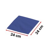 thumbnail of Servietten, 24 x 24 cm, 2-lagig, 100 x 20 Stück, blau