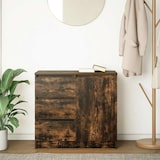 thumbnail of vidaXL Sideboard mit Schublade Räuchereiche 71x35x65 cm Holzwerkstoff