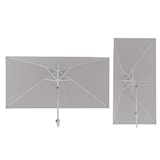 thumbnail of Sonnenschirm N23, Gartenschirm, 2x3m rechteckig neigbar, Polyester/Alu 4,5kg UV-Schutz 50+ ~ flieder