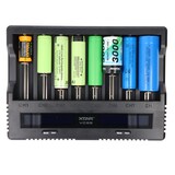 thumbnail of XTAR VC8S 8fach Schnell-Ladegerät für 1-8 Li-Ion 3,6V und 3,7V Akku und NiMH 1,2V Akku, USB-C-Ladeanschluss, max. 8A Gesamtleistung