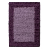 thumbnail of Teppich Hochflor Langflor Bordüre Kuschelig Waschbar Strapazierfähig Wohnzimmer Schlafzimmer Violett 60x110 cm – RHEIN von Kadima Design