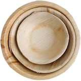 thumbnail of 30x Runde Schale aus Palmblatt Größe 12,5 cm