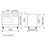 thumbnail of Cuisinière butanette GA960PCGIX