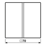 thumbnail of Jung Tastensatz 1fach LC 401 TSA 244 LC401TSA244