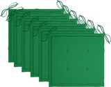 thumbnail of vidaXL 6x Akazienholz Massiv Garten Essstuhl mit Kissen Gartenstuhl Gartensessel Holzstuhl Stühle Stuhl Balkonstuhl Gartenmöbel Terrassenstuhl