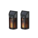 thumbnail of Hyundai Lighting - Luxe solar bollard wandlamp - 2 stuks