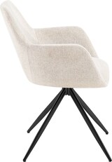 thumbnail of CHEFGASTRO Esszimmerstuhl SANTA BARBARA Stoff HxBxT 81x56x62cm Stoff Creme Küchenstuhl