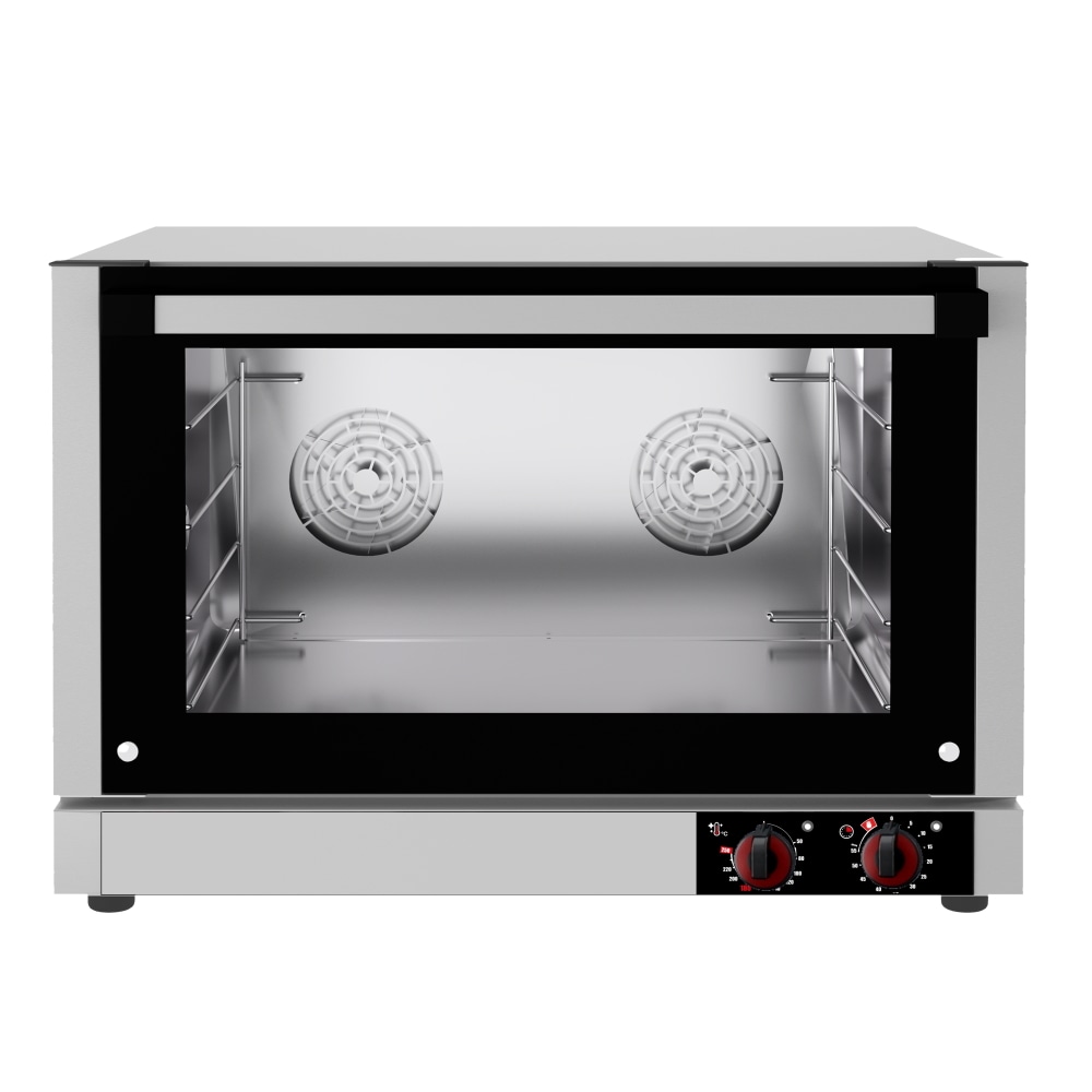 EURAST - Forno de convecção elétrica dir.4 gn 1/1 ou tabuleiros 600x400 - 760x760x560 mm - 3800 W 230/1V - 41645017