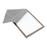 thumbnail of Securit® Menu A5 "Walnut" - Capa em couro - Madeira acabamento nogueira envernizada