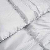 thumbnail of vidaXL Winterbettdecke Silber 220 x 200 cm Satin und Mikrofaser