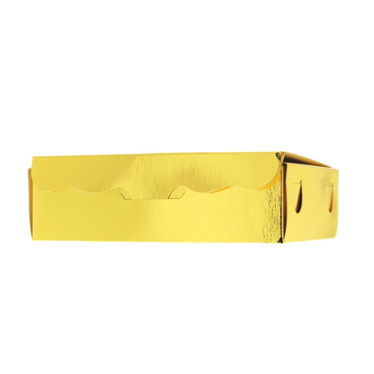 MONOUSO - Box für Süßwaren gold 14x8x3,5cm (5 Stück)