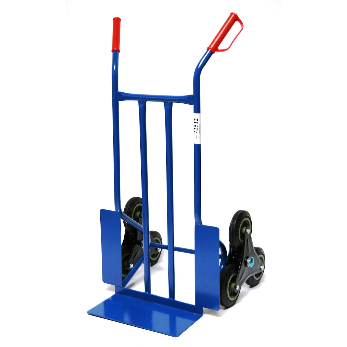 Sackkarre für Treppen 250 kg 108x53x55cm blau SZAGATO Treppen Sackkare Treppensteiger Transportkarre klappbar Sackkarre Stahl Sackkarre klappbar