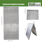 thumbnail of TRUTZHOLM Auffahrrampe extrabreit 300 cm klappbar Alu 400 Kg 70 cm Rampe Verladerampe Eventrampe