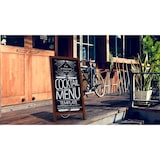 thumbnail of ALLboards Chevalet stop-trottoir pliable étanche avec une surface à craie – 78×44 cm – support publicitaire