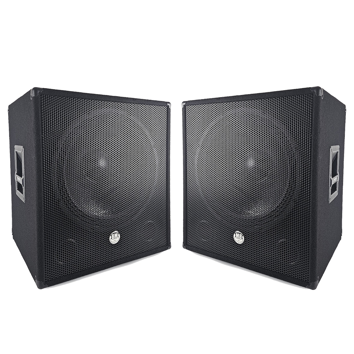 Double Caissons de basse Subwoofer 15" passif BM SONIC BMS-SUB15-P - 800W Max - Boomer 38cm - Speakon + Jack 6,3 mm