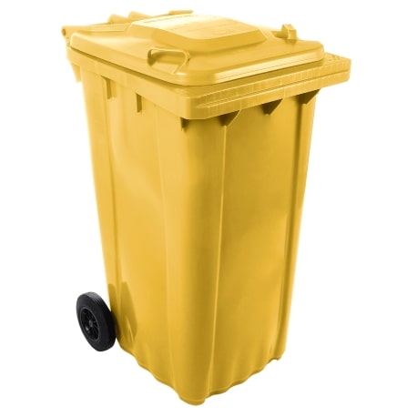 Contenedor de desperdicios 240 litros color amarillo