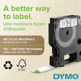thumbnail of DYMO Cassete de fita de escrita D1 branca/preta, 19 mm x 7 m