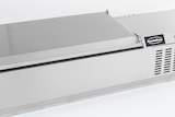 thumbnail of Aufsatzvitrine Albon | Edelstahl DEckelementl | 1/3 GN | HxBxT 22,5x120x39,5cm + CHEFGASTRO Geschirrtuch