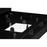 thumbnail of PROREGAL Flachablagenschrank Chinchilla | 10 Schubladen | Schwanenhalsgriff | HxBxT 105x140x95 cm | Metallabdeckplatte | Schwarz