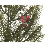 thumbnail of Künstlicher Tannenzweig 64,5cm mit roten Beeren Grün / Rot