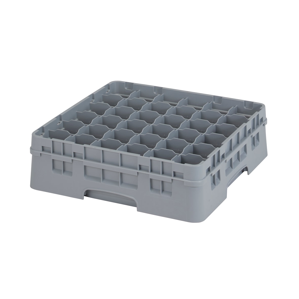 CAMBRO - 36S418-151 - Cestino per il lavaggio 36 comp. 1 altura - 7,2 cm Ø máx. - alt. máx. 11,8 cm - 50 x 50 x 14,3 cm - Grigio