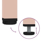 thumbnail of vidaXL Nachttisch Rosa 35x39x43,5 cm Stahl