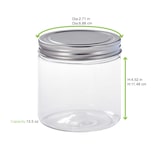 thumbnail of ECOLOMIQUE - 225 Pcs - Bocal Bokotwist PET réutilisable - 400 ml, Ø69 mm, Hauteur: 115 mm - ECO294DELI400