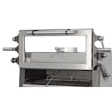 thumbnail of EURAST - Horno de brasa con puerta cristal elevable con rejilla 780x625 - 1000x780x830 mm - 52401005