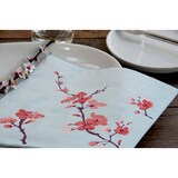 thumbnail of Duni Classic-Serviette 40 x 40 cm Cherry Breeze Blue, 300 Stk/Krt (6 x 50 Stk)