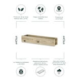 thumbnail of HORTALIA Jardinière verticale Stand Line 1B en bois traité pour extérieur