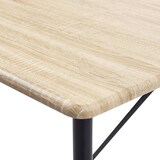 thumbnail of vidaXL Bartisch Eichenfarbe 120 x 60 x 110 cm MDF