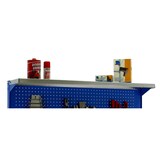 thumbnail of Werkbank Buffalo mit Werkzeugwand, Schubfach und Ablage | HxBxT 84x120x61cm | Traglast 600kg | Blau