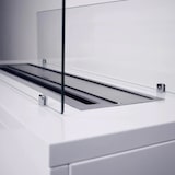 thumbnail of Chimenea de bioetanol de suelo para uso interior y exterior CARAVAGGIO Blanco L100xP40xH40 cm