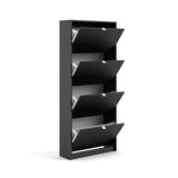 thumbnail of Shane Schuhschrank 4 Klapptüren 2R schwarz matt.