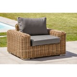 thumbnail of Salon de jardin 6 places en résine tressée marron - BORABORA