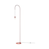 thumbnail of Zafferano - Luminária de chão Filo, giratória 200°, metal pintado, lâmpada E27 máx. 60W incluída, altura 231 cm - vermelha