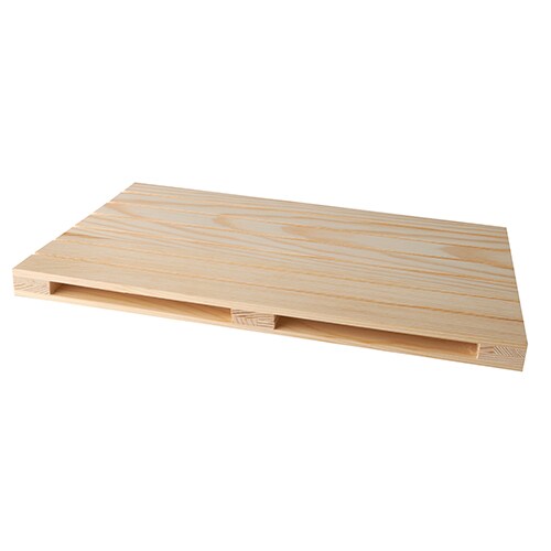 PAPSTAR 10 Tray für Fingerfood, Holz 2 cm x 20 cm x 30 cm