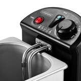 thumbnail of Kitchencook - Friteuse 3l Inox Semi Pro - 2100w - Couvercle Avec Fenêtre - Rangement Compact - Pieds Antidérapants